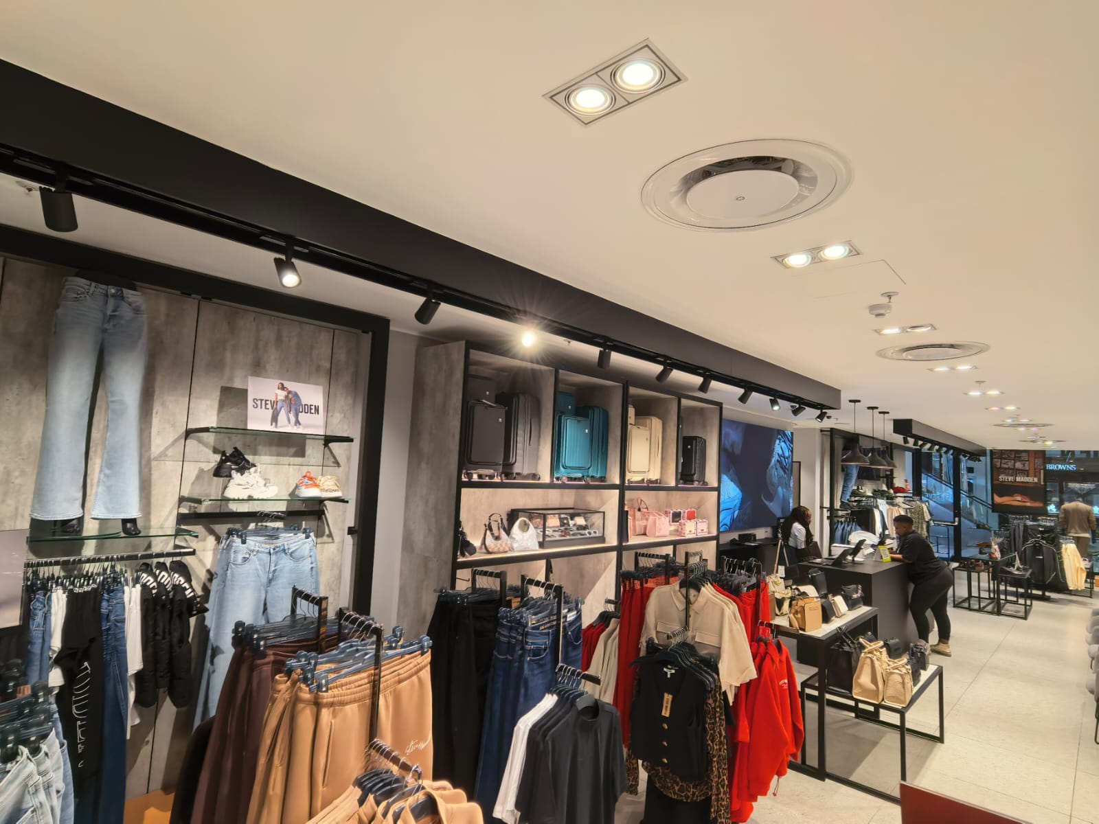 Steve Madden shoe display floor